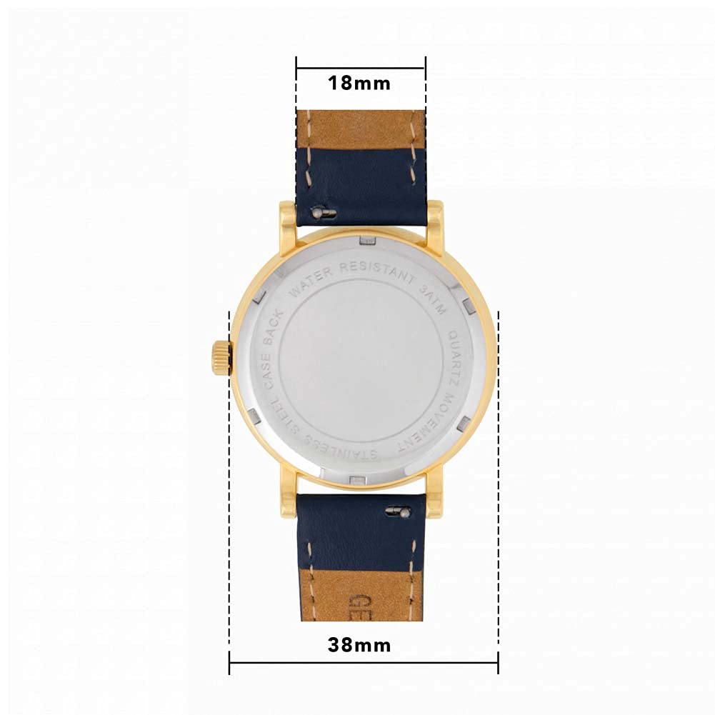 Marathon Course Montre Dames 38mm boîtier 3atm résistant à l'eau conçu sur Mesure Mouvement à Quartz de Luxe à la Mode