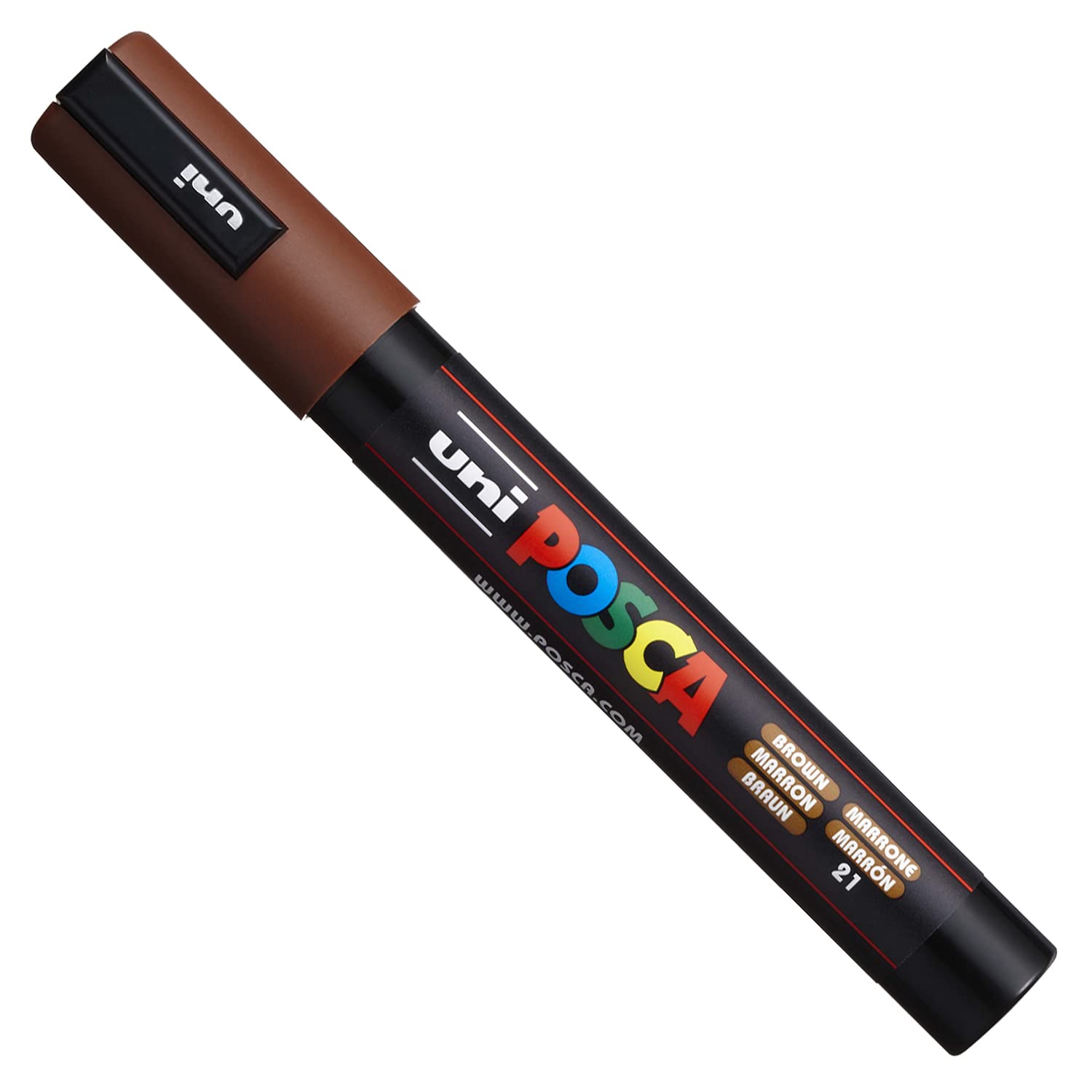 Posca PC-5M - Rotuladores permanentes a base de agua, 1,8-2,5 mm, tonos neutros cálidos, cartera de 4
