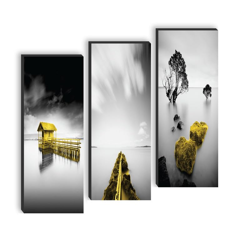 SAF paintings set of 3 Water Bridge And Tree UV textured self adeshive wall painting for home decoration SANF-SJ139 (B0C6M1RBB6) Amazon Price History, Amazon Price Tracker