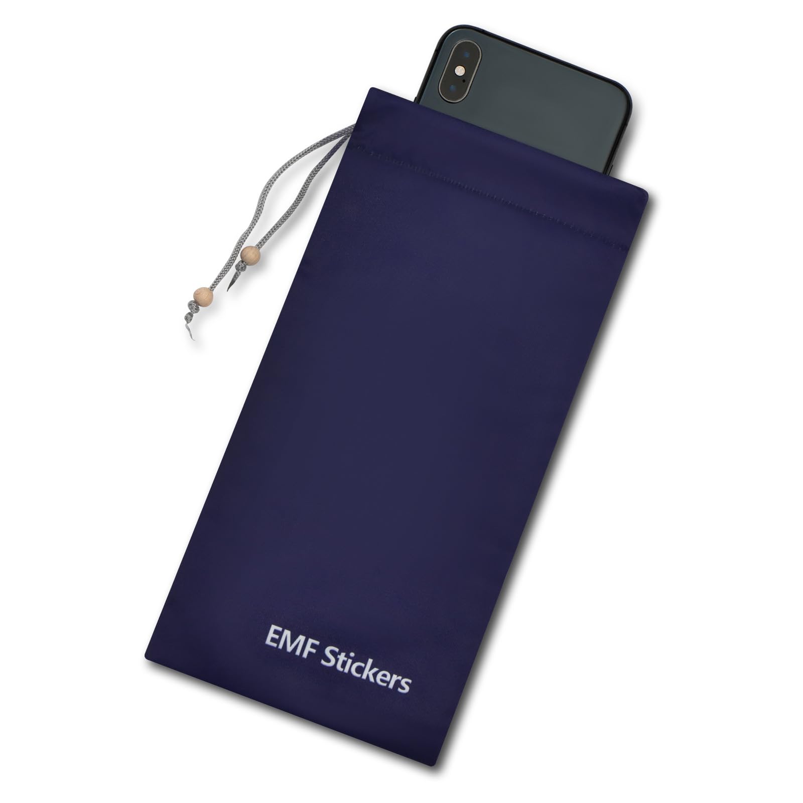 Faraday Bags EMF Shield Sleeve Blocker Protection for Cell Phone Smartphone Pouch Signal Blocking Case for 5G RFID in Pocket Drawstring Closure(Blue, 2 Pcs) ZcarpetH