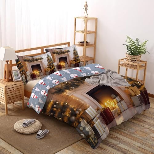 Idée cadeau déco de chambre pour l'hiver avec cette parure Noël - 3