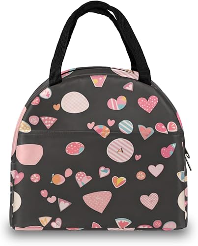 Miniatura 7 de Bolsa de almuerzo aislada reutilizable de azúcar para mujeres y adultos, lonchera de alta capacidad, contenedores pequeños a prueba de fugas, bolsa