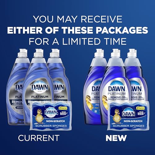 image for Dawn Platinum Dish Soap Liquid, Dishwashing Liquid, Grease Removal, Fr