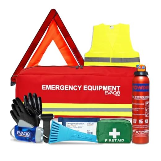 EVAQ8 Advanced Car Safety Emergency Kit