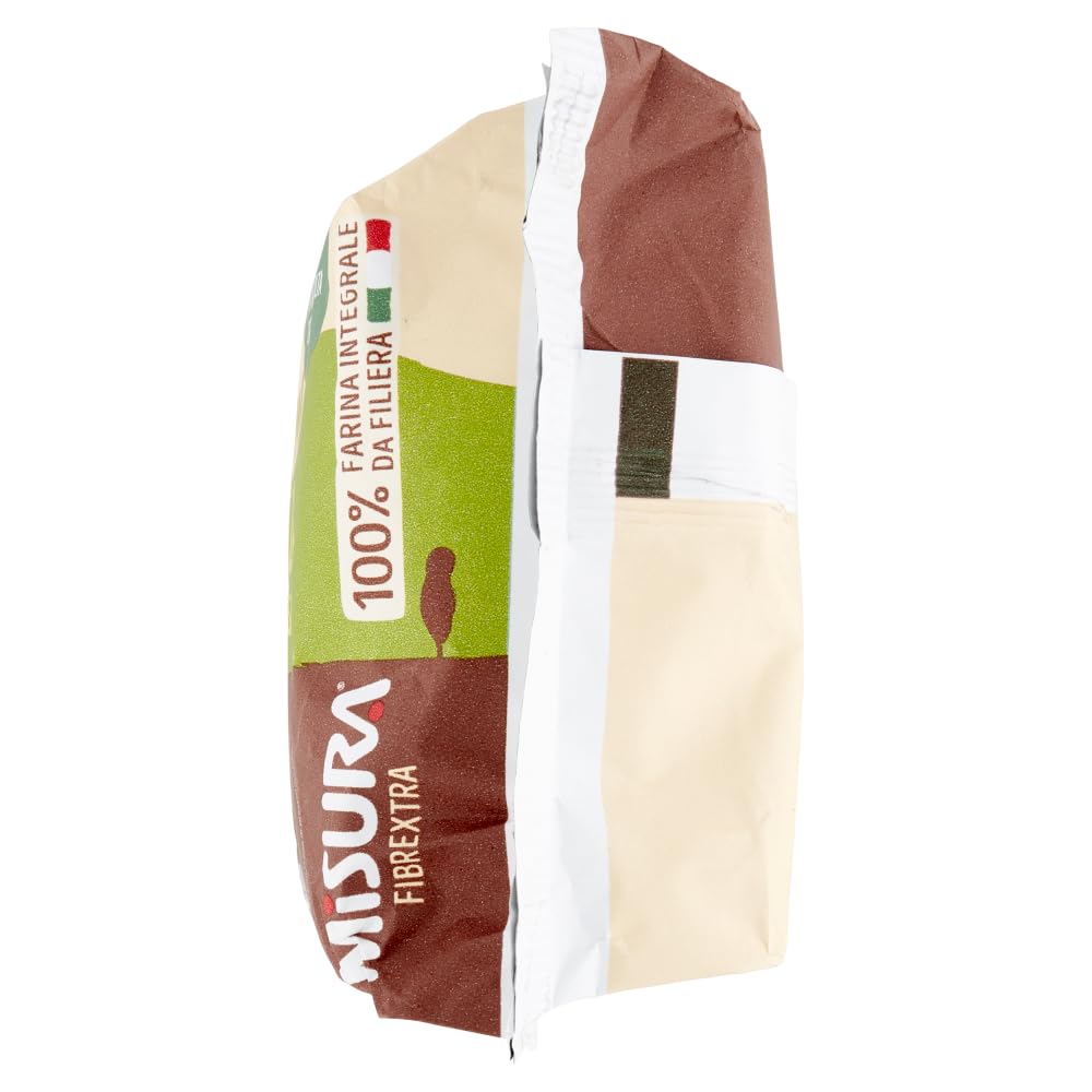 10x Misura Fibrextra Ciambelline Integrali - Vollkorn-Donuts Weicher Snack, Reich an Ballaststoffen - 230g Packung,Jede Packung enthält 6 Snack + Beni Culinari Kostenloser Schlüsselanhänger