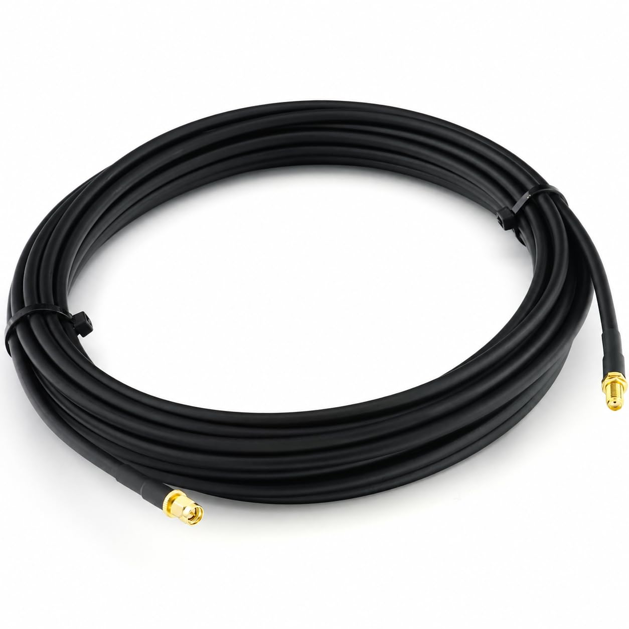 25m SMA Male do SMA Female kabel koncentryczny UHF RG8X — przedłużacz koncentryczny SMA 50 Ohm — do radia HAM, anteny 4G 5G, ADS-B, GPS, SDR