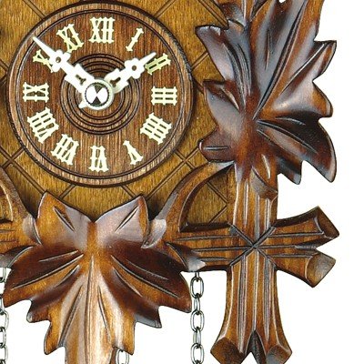 Trenkle TU 412 Q Quartz Cuckoo Clock 5 Leaves thumb #4