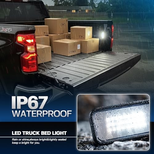 2Pcs LED luces para caja de camión Chevy Silverado 2019-2026 miniatura 5