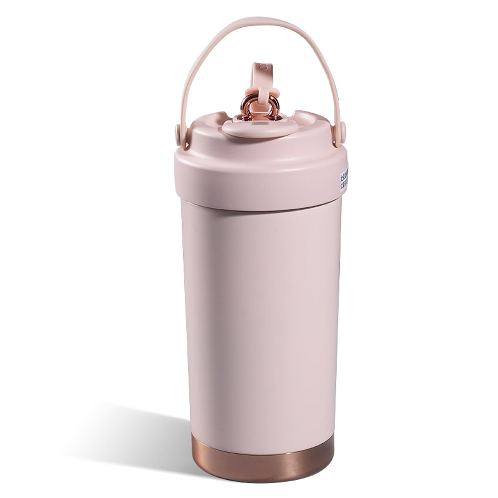Tsophreniq Women's A Ceramic Coated Insulated Stainless Steel Coffee Mug 500Ml Spill Proof Straw Cup For Cold Drink Nd Hot Beverages ' S Insulated Straw Cup