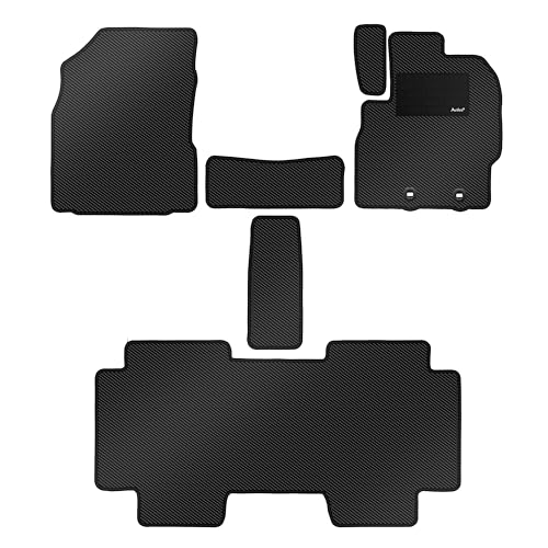 【防水マット】Aviles 新型 シエンタ 10系 フロアマット 【カーボン柄】(01:5人乗り)