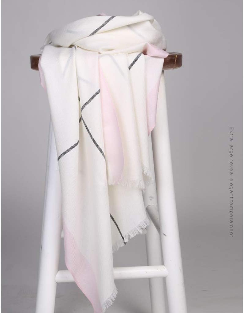 ファッション格子縞のスカーフの女性春、秋、冬のセクション英国のクラシックピュアウールショールデュアル使用（色：a）