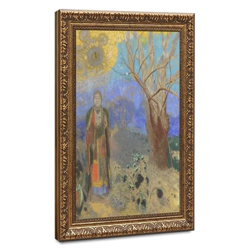 Déco murale Odilon Redon The Buddha affiche canvas peinture salon chambre 40x61