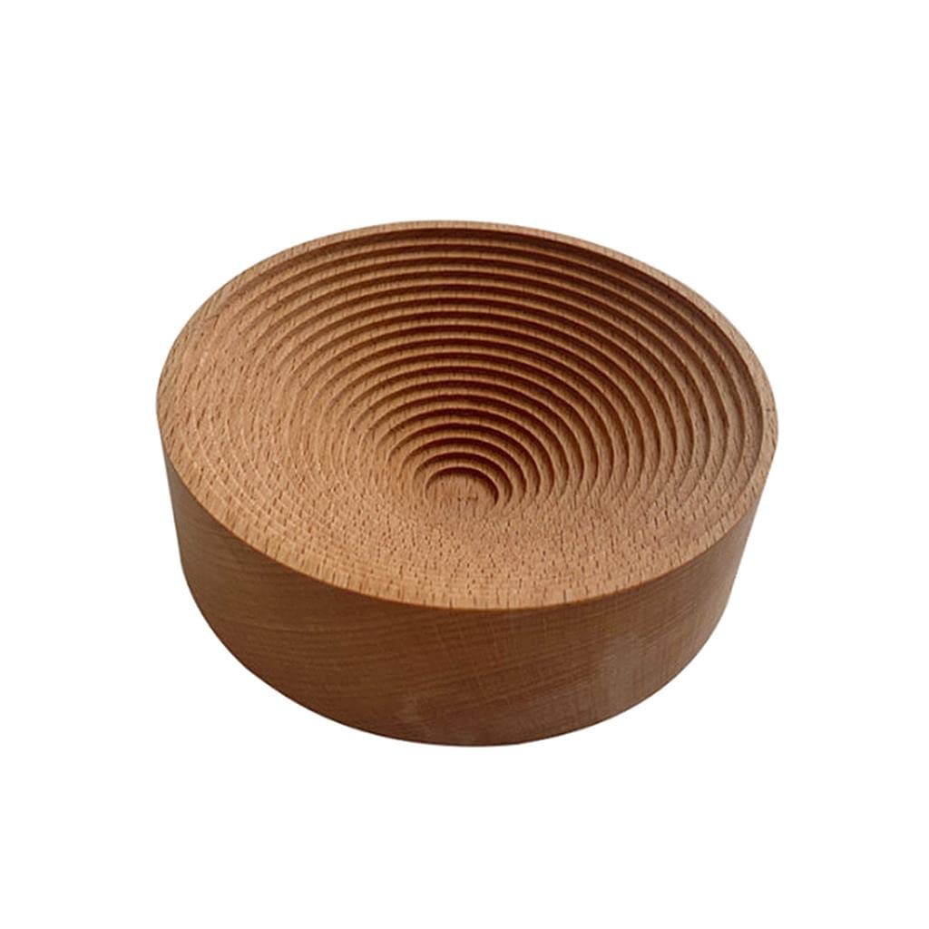 Nordic Style Wooden Serving Tray Anti-slip Snack Cake Jewelry Storage Plate round