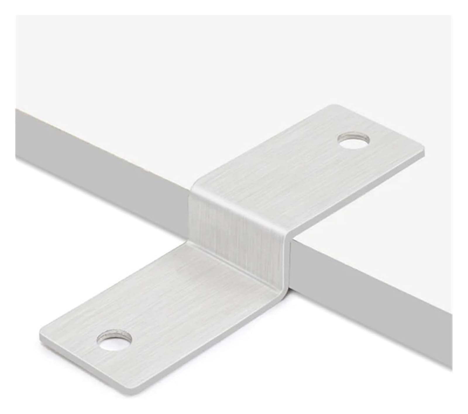 Metal Corner Brackets,Corner Brackets Connector Z-Shaped Corner Fixed Fasteners Multifunctional Stainless Steel Fixed Corner Code Connector Hardware(20mm)