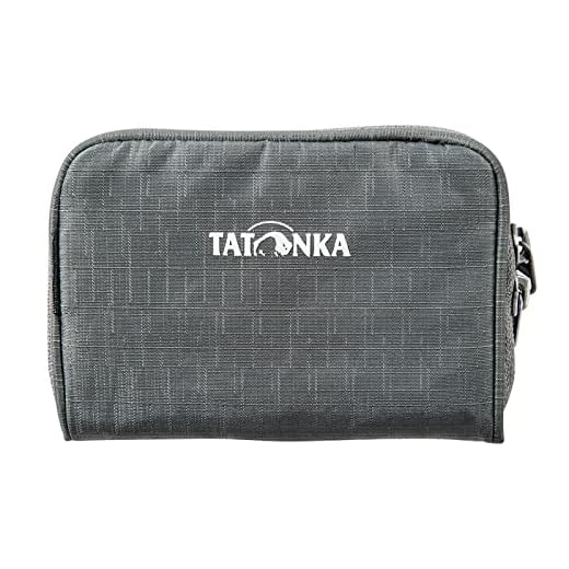 Tatonka Geldbeutel Big Plain Wallet - Geldbörse mit mehreren Kartenfächern und Kleingeldfach - 13 x 9 x 2 cm - Damen und Herren - titan grey