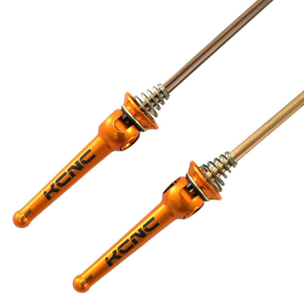 Amazon | KCNC Grooving QR MTB Titanium Axle Hub Skewer, Gold