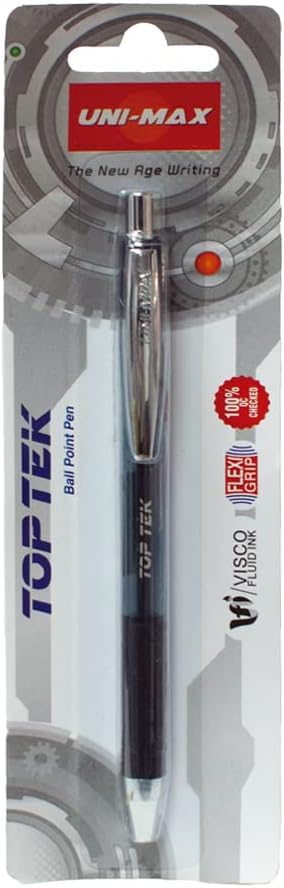 Plus Office Unimax Top Tek Ballpoint Pen Blue