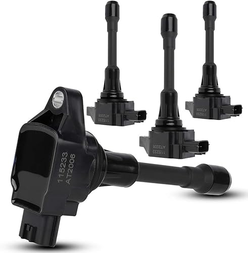 Miniatura 5 de SCITOO Paquete de bobinas de encendido para Suzuki Equator 2.5L 2009-2012 para Nissan Frontier 2.5L 2005-2019 UF509 22448EA000 juego de 4