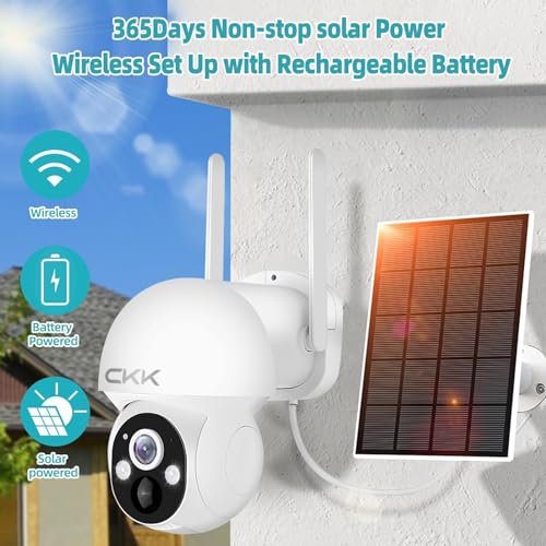 4MP-PTZ-Solar-Security-Camera-Outdoor-4pcs-Wireless-Security-Camera-System-with-128GB-Card-PanTiltZoom-PIR-Detection-2-Way-Audio-Audible-Flashlight-Alarm-IP66-Waterproof-Two-Ways-of-Storage