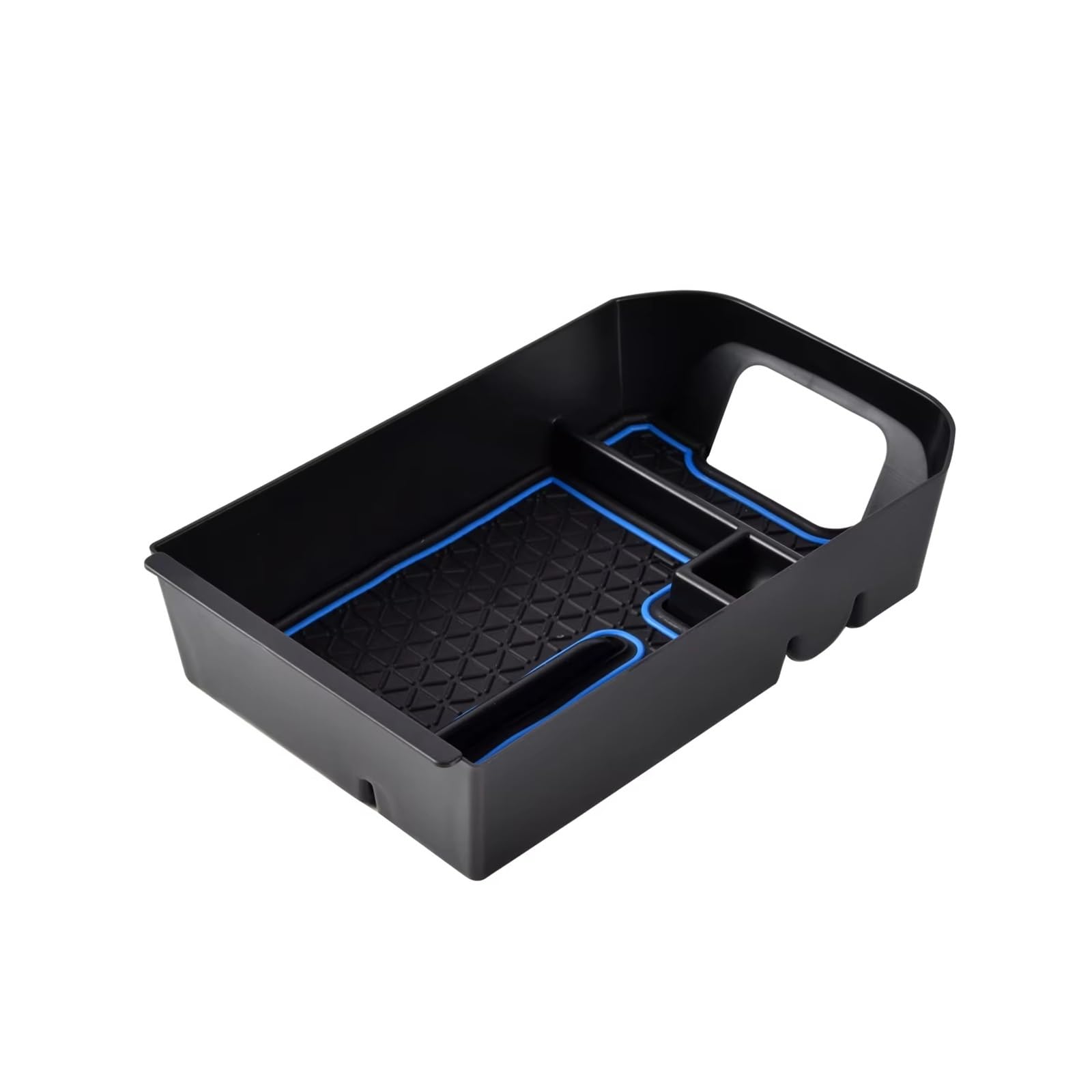 SZTMYVUW Interior Storage Box Compatible With Toyota For RAV4 2019-2023 Central Storage Box Armrest Armrest Glove Holder Plate Car Container Organizer Car Accessories(Blue)
