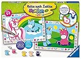 Ravensburger Malen nach Zahlen 28510 - Zauberhafte Einhörner - Für Kinder von 5-7 Jahren