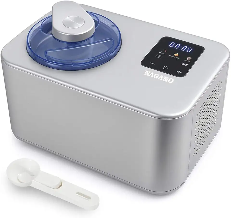 Sorveteira Expressa 1,2l Inox Sorvete Gelato Sorbet Açaí Frozen Yourgut