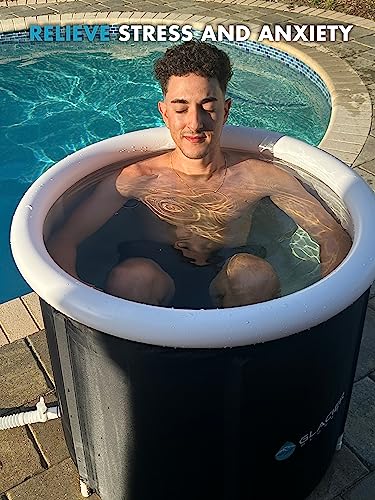 Glacierpod Portable Ice Bathtub With 320 Ltr. Capacity, Cold Plunge Tub For Athletes/Adults, Ice Bathtub For Small Space, Suitable For Indoor And Outdoor Use (31X 31 X 29 Inches) #TOP7