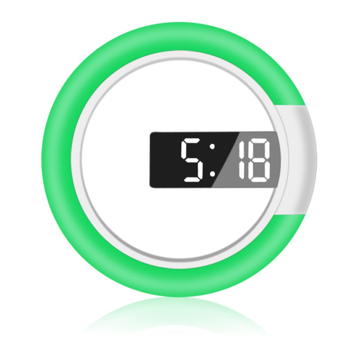 Horloge LED numérique miroir Cabilock avec réveil RGB et température