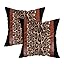 Brown Leather Leopard Print1