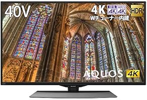 Amazon | シャープ 40V型 4K チューナー内蔵 液晶 テレビ AQUOS