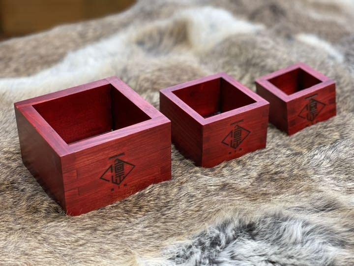 【超レア・新品】純国産天然漆＆純国産檜使用　Outdoor Japan 赤三連枡 Amazon.co.jp: 超レア 純国産天然漆＆純国産檜使用 Outdoor
