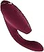 Womanizer DUO 1 Rabbit Vibrador y Estimulador del Punto G con succión del clítoris, doble estimulación con 12 niveles de intensidad cada uno, Burdeos Dorado