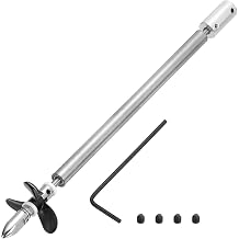 MECCANIXITY Drive Shaft W Propeller and Coupling Joint for RC Boat Coupler Assemble Kit, L200mm Shaft, L25mm Sleeve, D36mm Three Propeller, Fit for 6 mm Motor Shaft