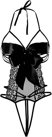 Amazon.com: Womens Sexy Lingerie Bodysuit One Piece Boudoir Lingerie