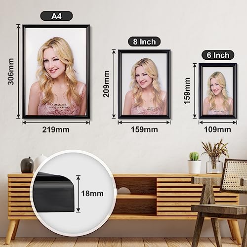 Efuturetime 5 cornici portafoto in plastica con