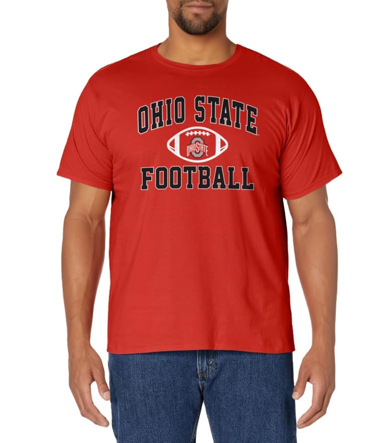 Ohio State Buckeyes Football Red Officially Licensed T-Shirt