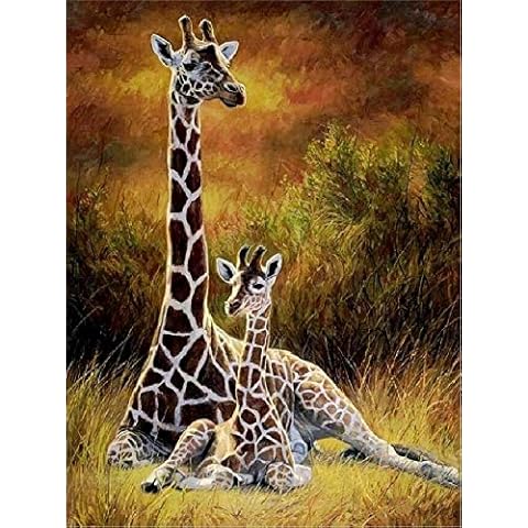 AYSUNJIE Erwachsenenpuzzle 1000 Teile Klassisches Puzzle Aus Holz Puzzles-Giraffe-Kind Geschenk Wohnkultur Modern Festival DIY Geschenk Intellektuelles Spiel 75X50Cm Cover
