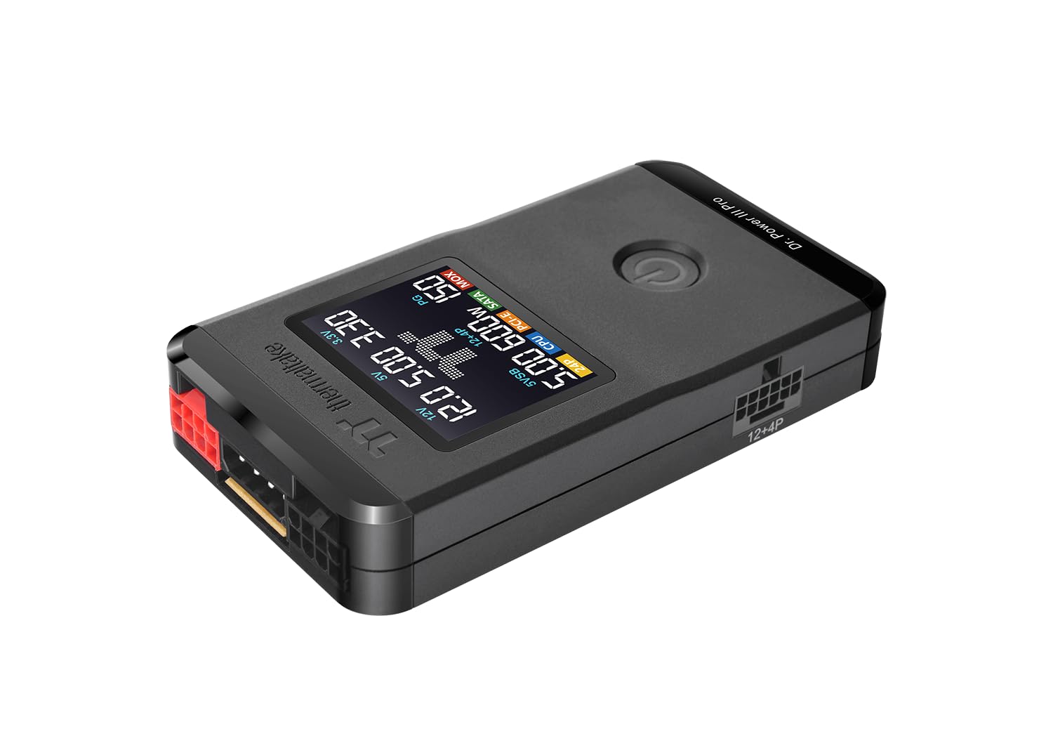 Thermaltake Dr. Power III Pro Netzteiltester | LCD‑Diagnose | ATX12V v3.1 | PCIe 12V‑2x6 | Auto/Manuell | Alarm