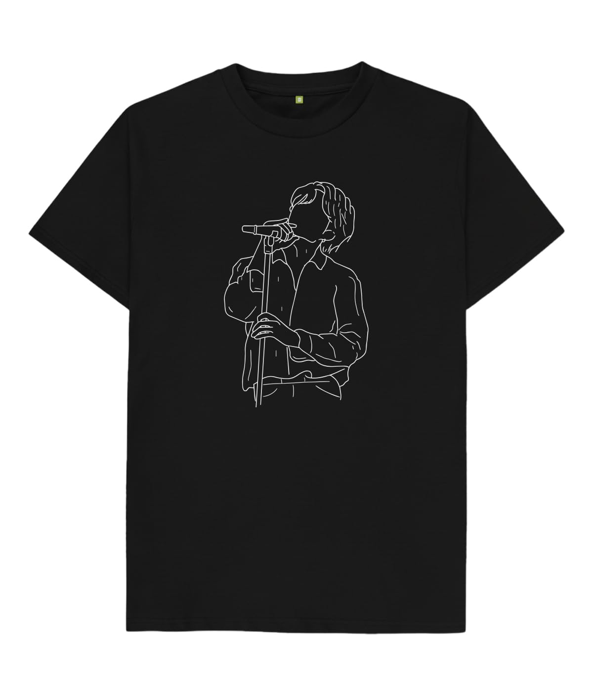 Buy The Korhean Store BTS Jungkook Lineart Black Regular Fit Crew