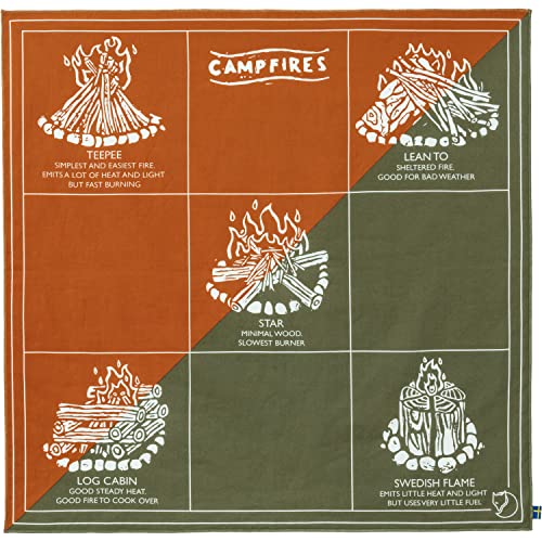 Bandana Fjällräven Campfire Mixte en coton pour randonnée et outdoor