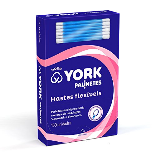 York Hastes Flexíveis De Algodão Palinetes 150 Unidades