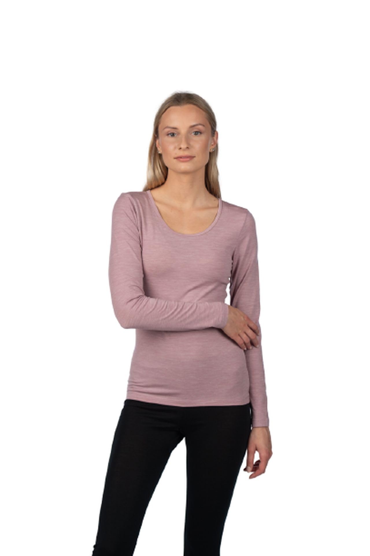 UTENOSMerino Wool and Lyocell Women's Base Layer Long Sleeves Undershirt