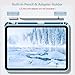 Wenlaty Compatible with iPad (A16) 11th Generation Case 11 Inch 2025, for iPad 10th Generation Case 10.9 Inch 2022 with Pencil Holder, Trifold Stand Protective Clear Back, Auto Wake/Sleep, Sky Blue