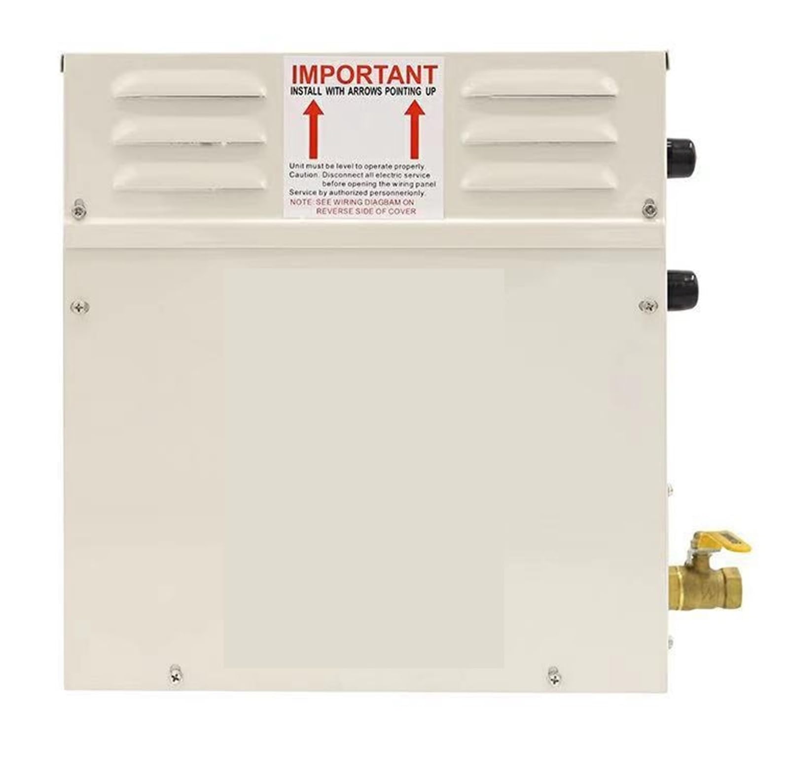 Generator pary, generator pary 3 kW 4,5 kW do prysznica 380 V, maszyna parowa do domu, sauny, łazienki, spa, prysznica parowego z cyfrowym kontrolerem (3 kW)