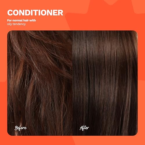 Ginger milk leave-in conditioner for oily hair. Enhances shine, manageability and controls frizz. Paraben, alcohol and sulfate free. | BE HONEST (8 fl oz.) - Thumbnail 4
