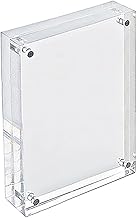 Azar Displays 104432 Acrylic Magnetic Photo Frame Block 3.5x5, Clear