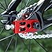 PLCPDM Durability Aluminum Alloys Chain Tensioner Good Bicycles Chain Adjuster for Bicycles Maintenances