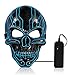 Produktbild SZILBZ LED Purge Maske, Halloween LED Mask mit 3 Blitzmodi für Party Halloween Fasching Karneval Kostüm Cosplay Dekoration Blau