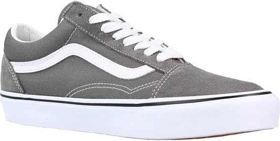 Vans Women's U Old Skool Trainers, Grey, 10 Women/8.5 Men
