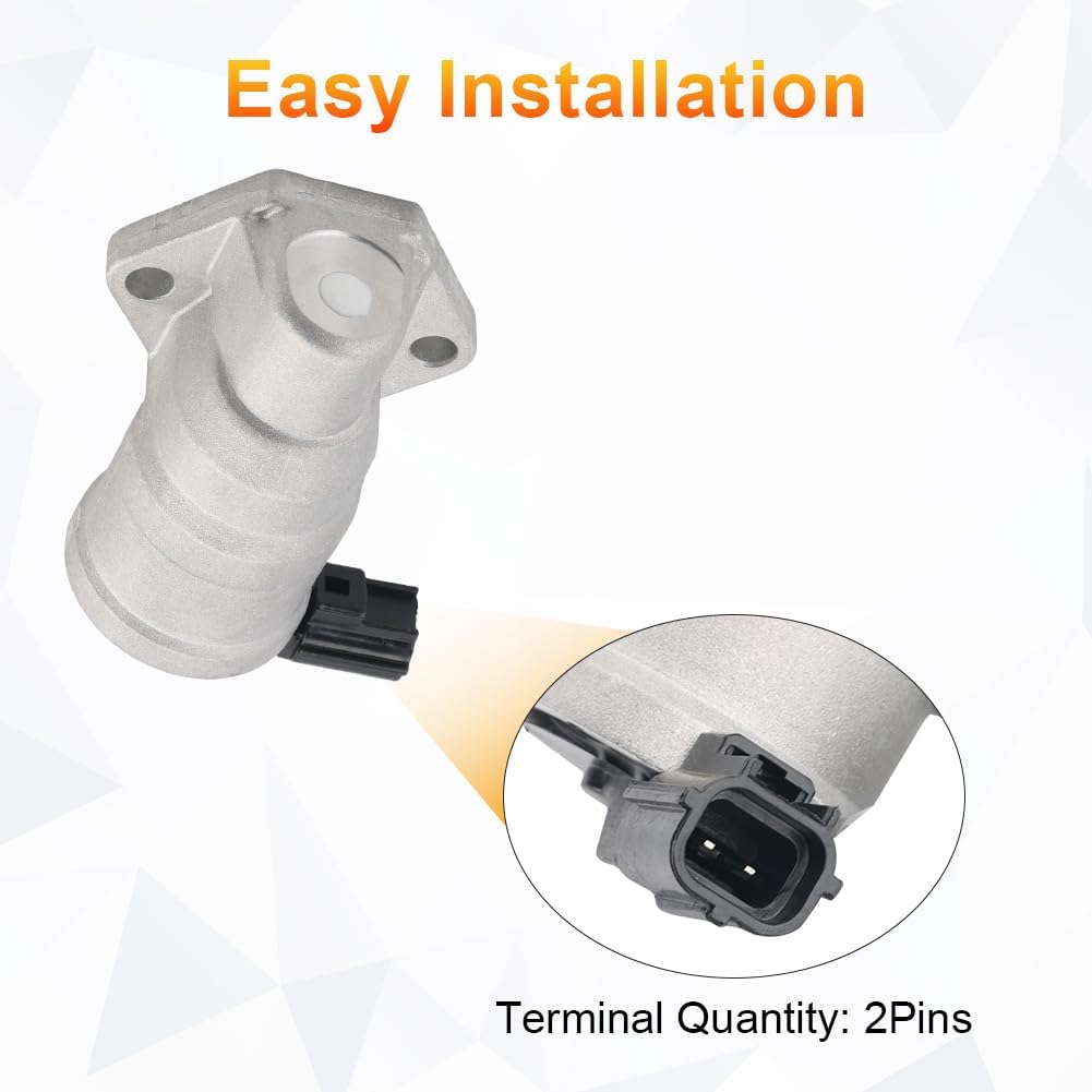 Fuel Injection Idle Air Control Valve Compatible with Ford E-150 Club Wagon Econoline E-250 F-150 Heritage Idle Speed Control Idle Air Control Valve Replacement for 1L3E9F715AA 1L3Z9F715AA